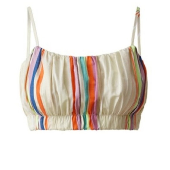 Lemlem x H&M collection crop top with side-zip - Picture 3 of 4